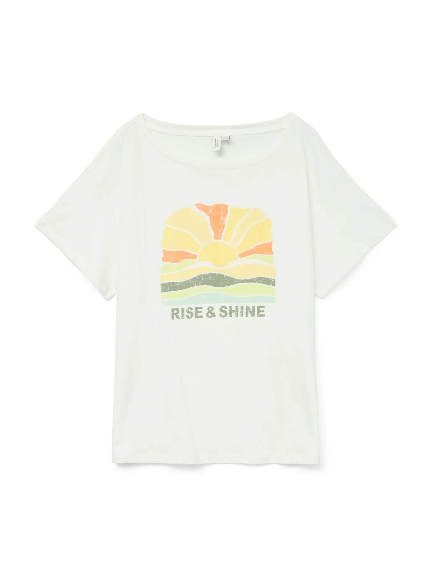 VMDINA S/S BOAT NECK TOP JRS BTQ GA