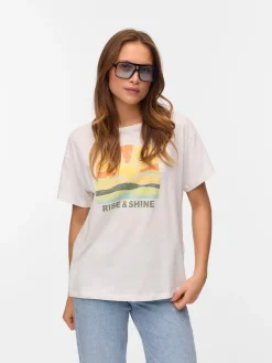 VMDINA S/S BOAT NECK TOP JRS BTQ GA