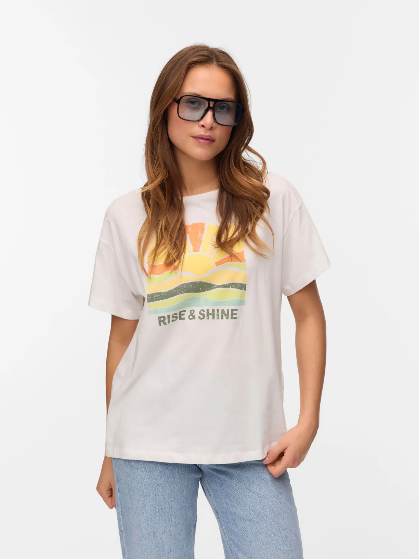 VMDINA S/S BOAT NECK TOP JRS BTQ GA