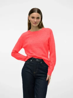 VMDOFFY LS O-NECK BLOUSE GA NOOS