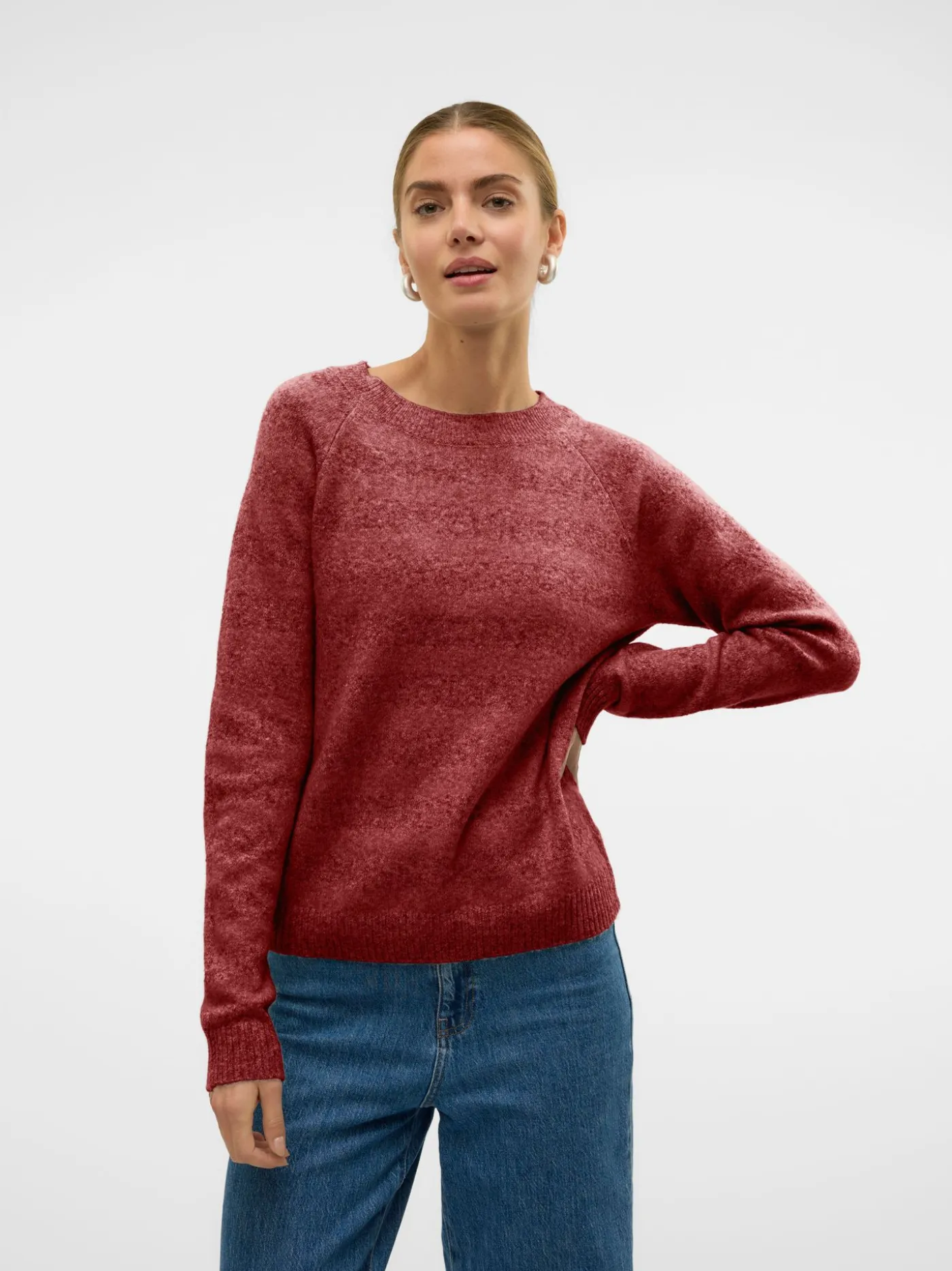 VMDOFFY LS O-NECK BLOUSE GA NOOS