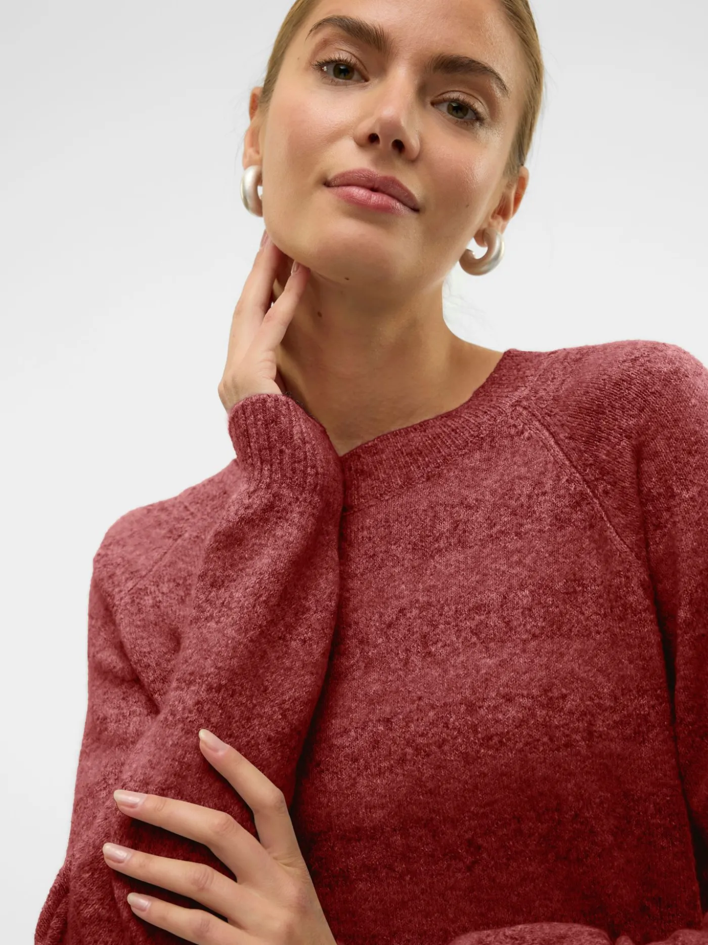 VMDOFFY LS O-NECK BLOUSE GA NOOS