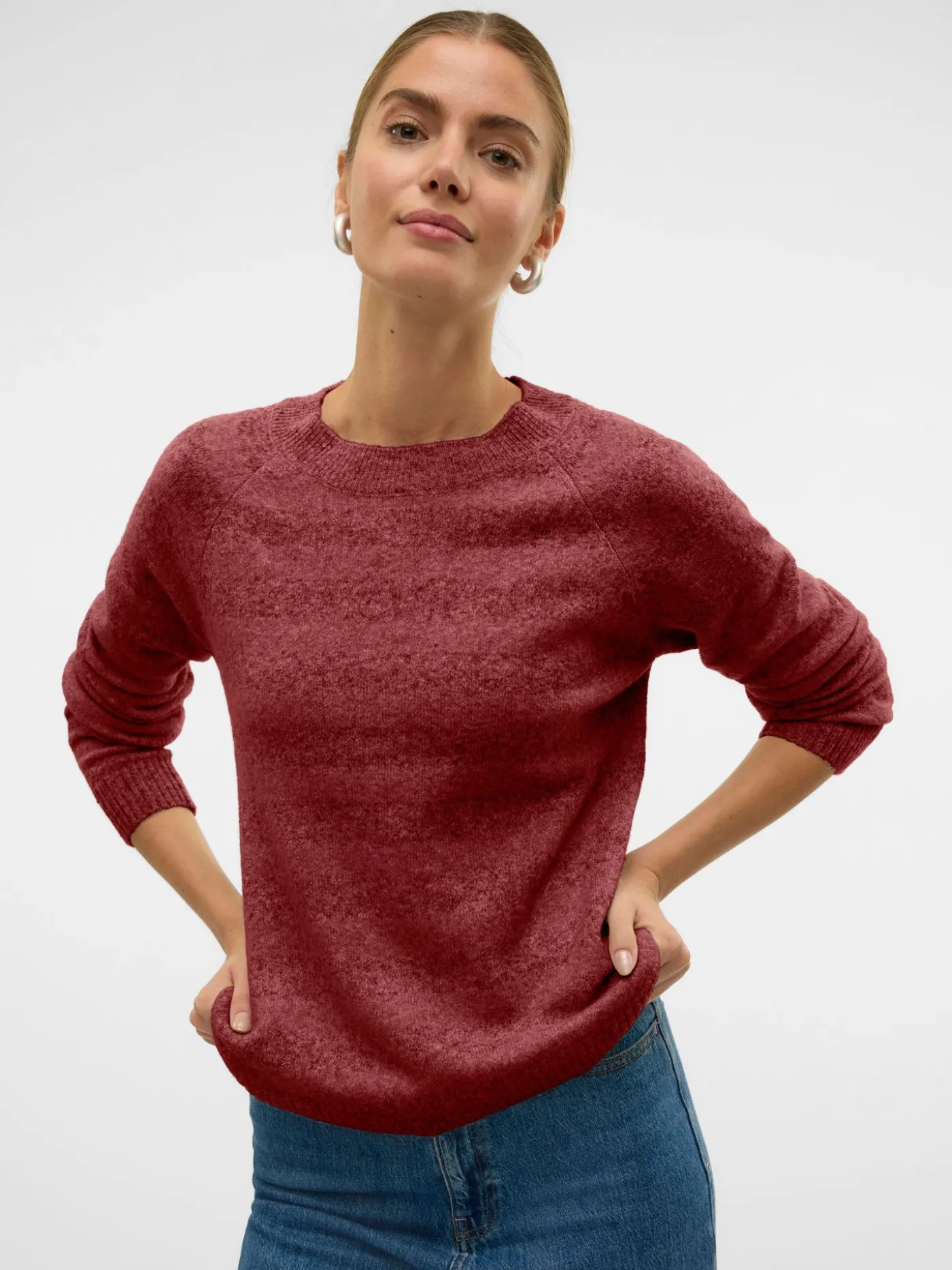 VMDOFFY LS O-NECK BLOUSE GA NOOS