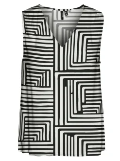 VMEASY JOY S/L V-NECK TOP WVN GA