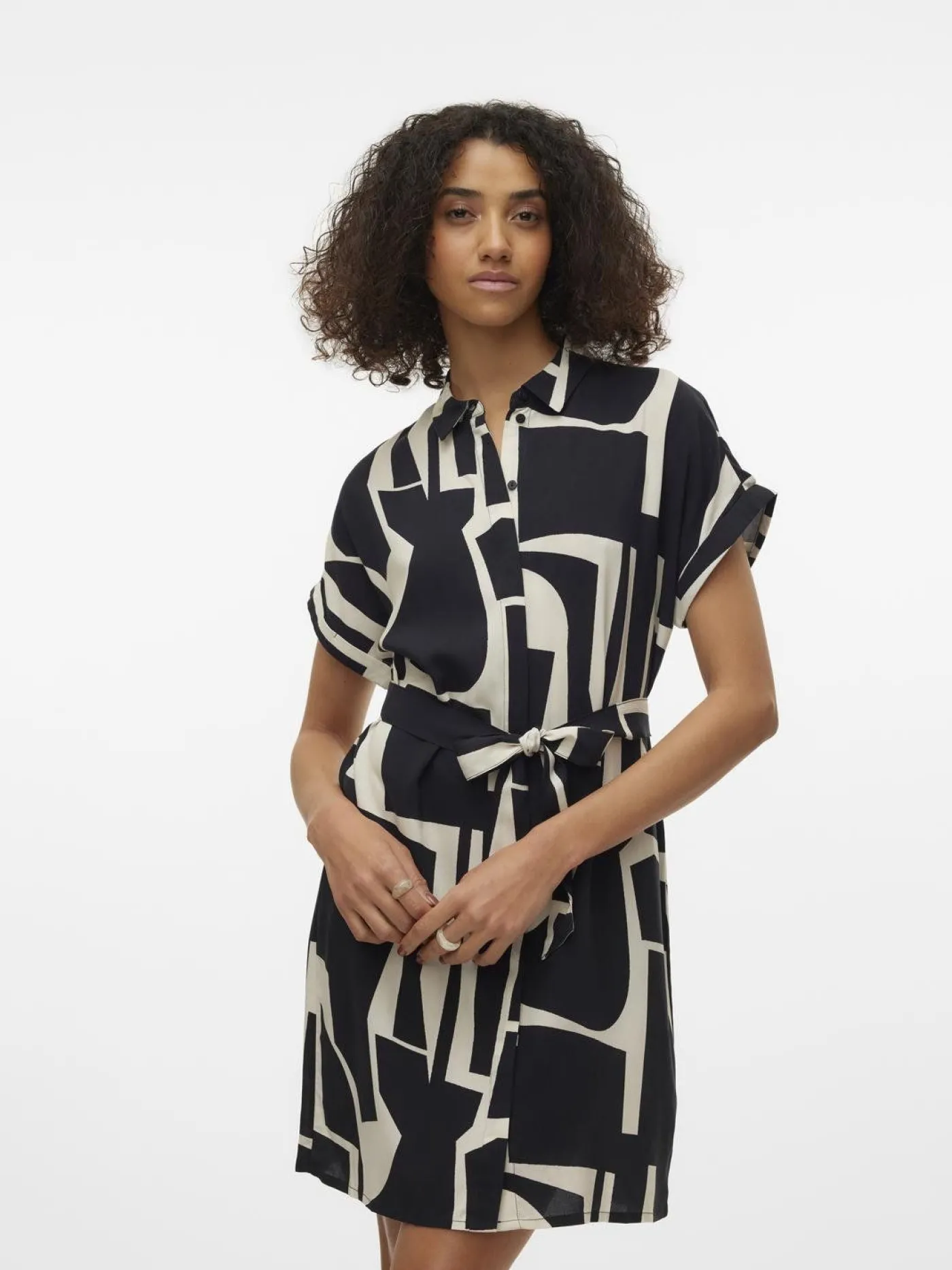 VMEASY JOY S/S SHIRT DRESS WVN GA