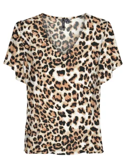 VMEASY JOY V-NECK SS BLOUSE WVN GA