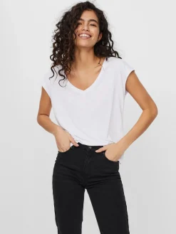 VMFILLI SS V-NECK TEE GA NOOS