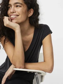 VMFILLI SS V-NECK TEE GA NOOS