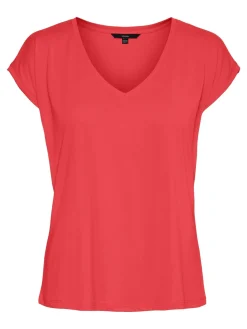 VMFILLI SS V-NECK TEE GA NOOS