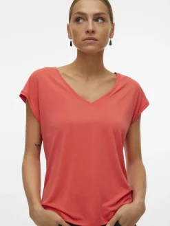 VMFILLI SS V-NECK TEE GA NOOS