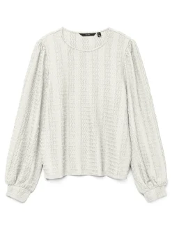 VMJASMIN LS O-NECK TOP JRS GA