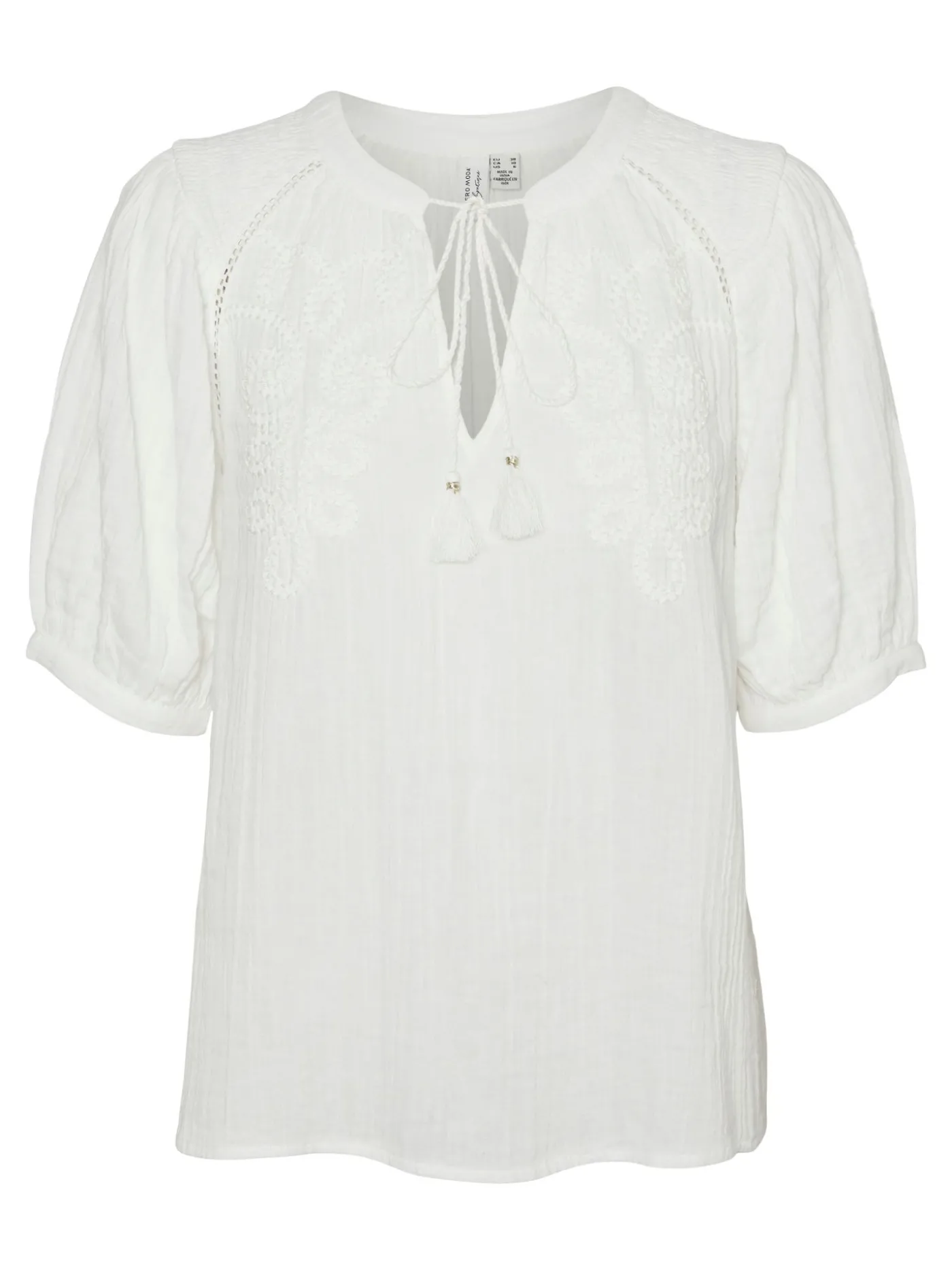 VMKISY 2/4 SLEEVE BLOUSE WVN BTQ