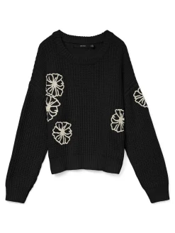 VMLAURA LS O-NECK PULLOVER BOO