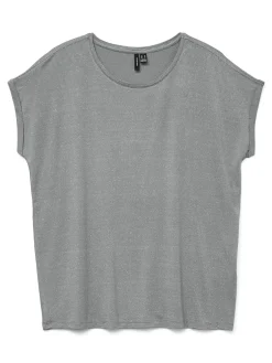 VMLAVA PLAIN SS TOP LUREX STRIP GA