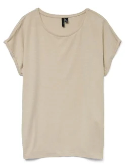 VMLAVA PLAIN SS TOP LUREX STRIP GA