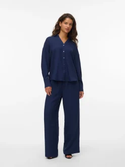 VMMELANEY HW LOOSE PANT WVN GA NOOS