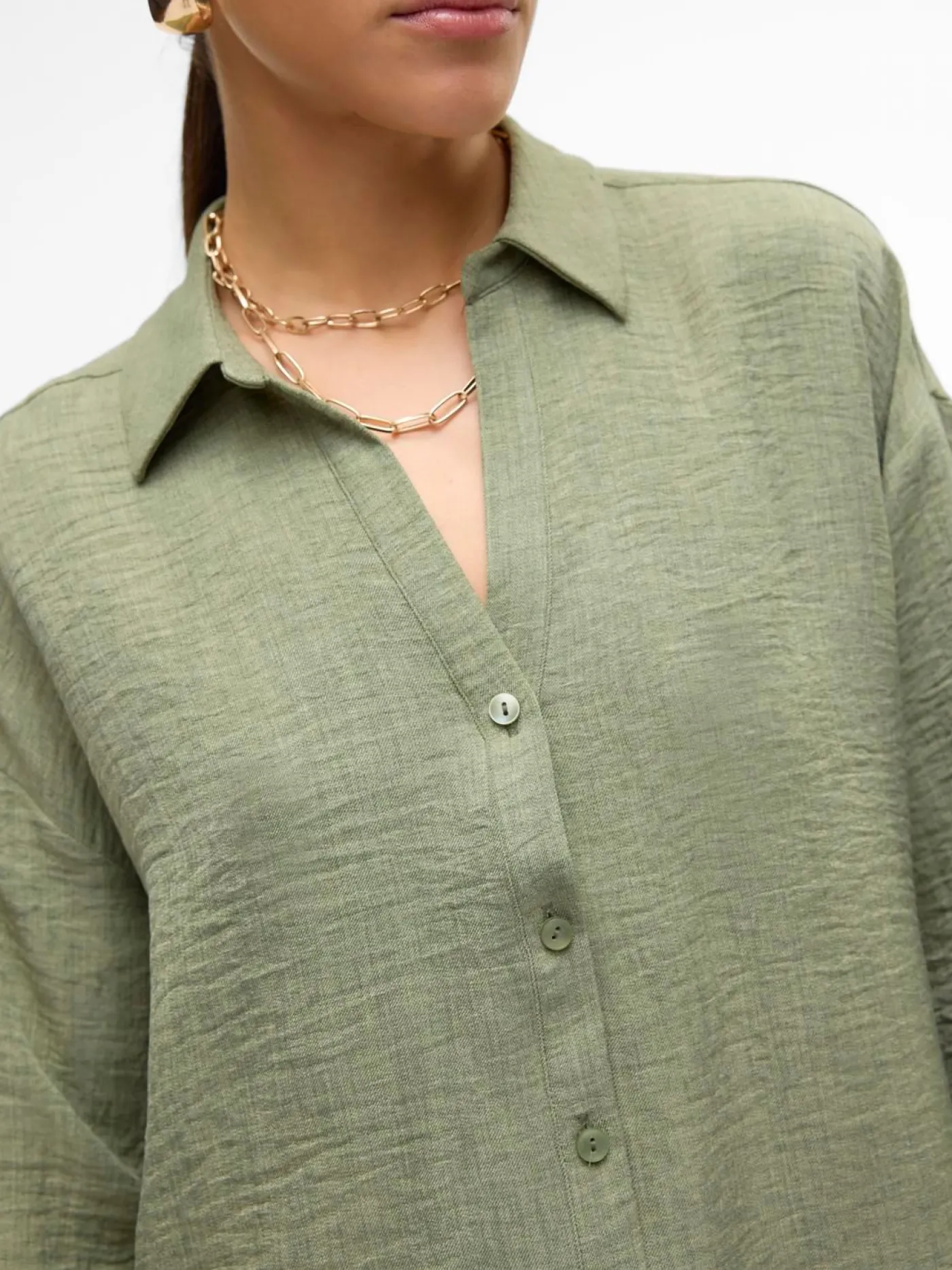 VMMELANEY QUEENY LS SHIRT WVN NOOS