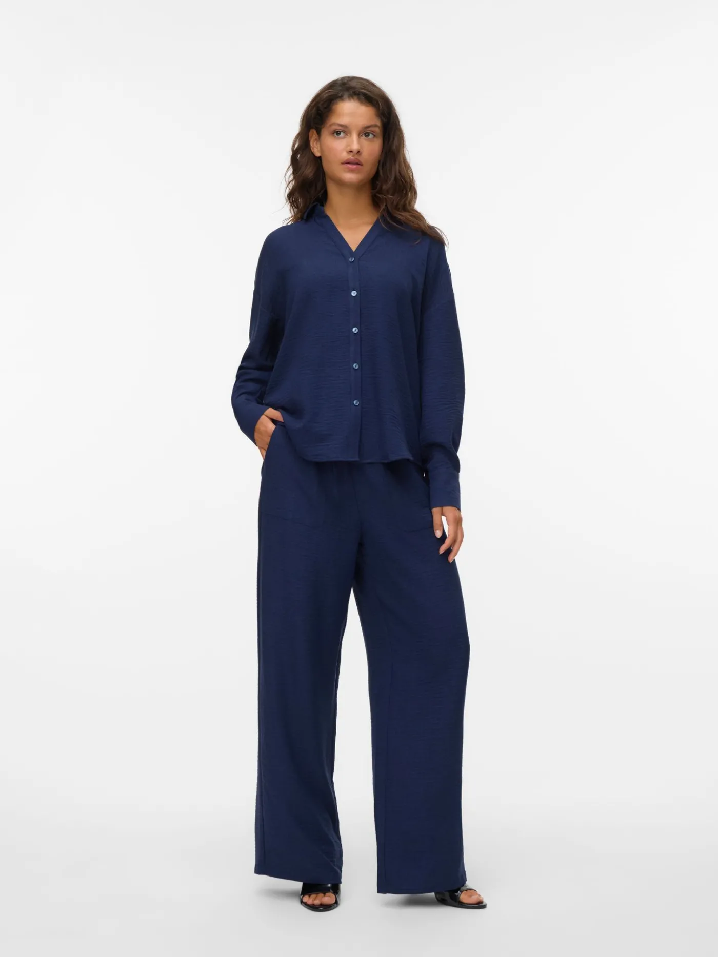 VMMELANEY QUEENY LS SHIRT WVN NOOS