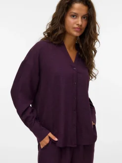 VMMELANEY QUEENY LS SHIRT WVN NOOS