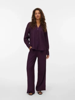 VMMELANEY QUEENY LS SHIRT WVN NOOS