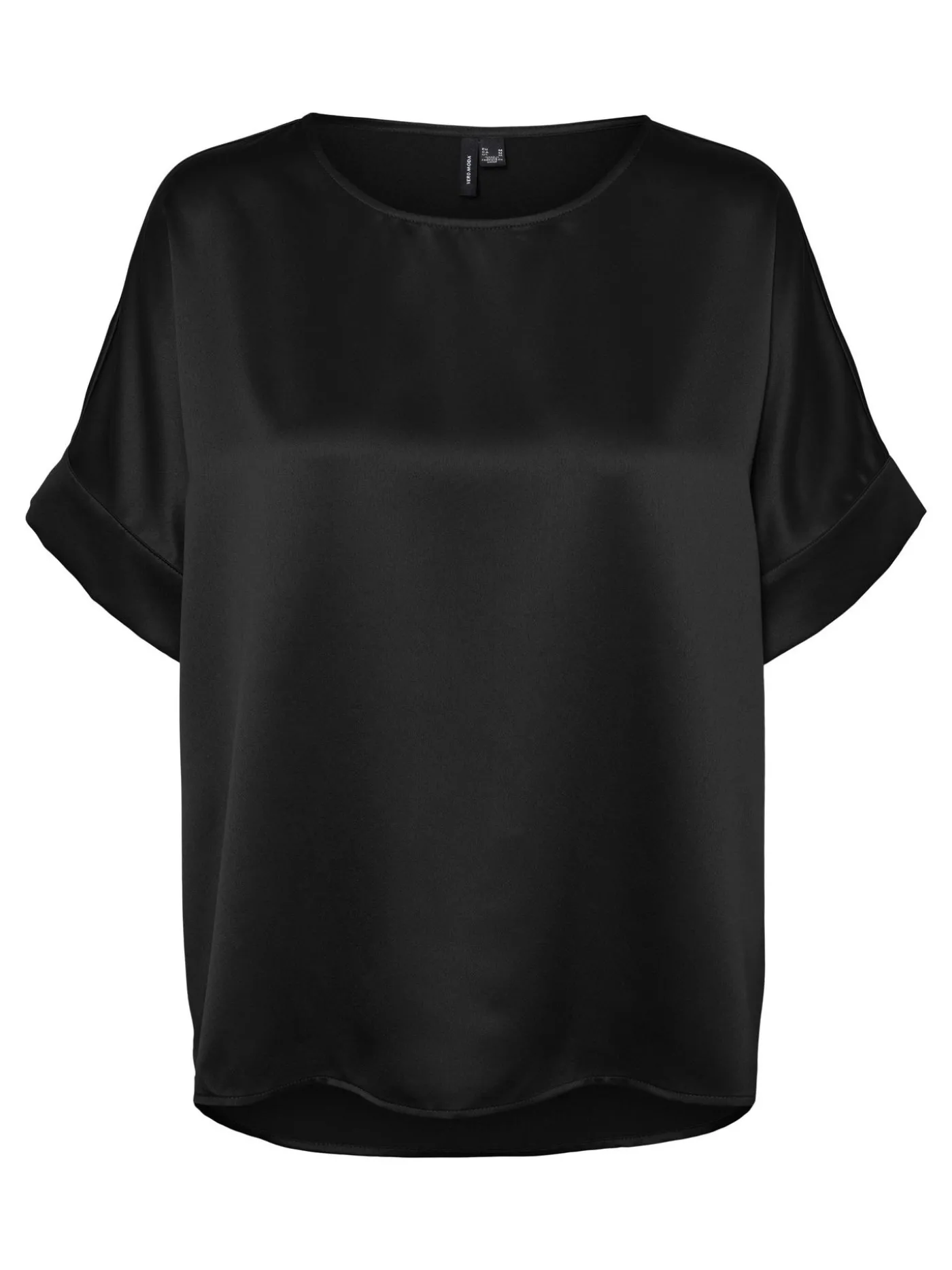 VMMERLE 2/4 O-NECK TOP WVN GA NOOS