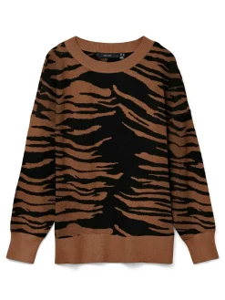 VMNANCY LS O-NECK LONG PULLOVER BOO