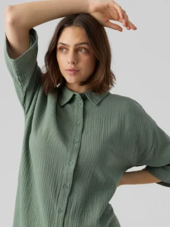 VMNATALI 3/4 LONG OVERSHIRT  NOOS