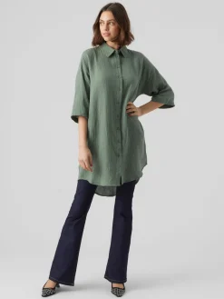 VMNATALI 3/4 LONG OVERSHIRT NOOS