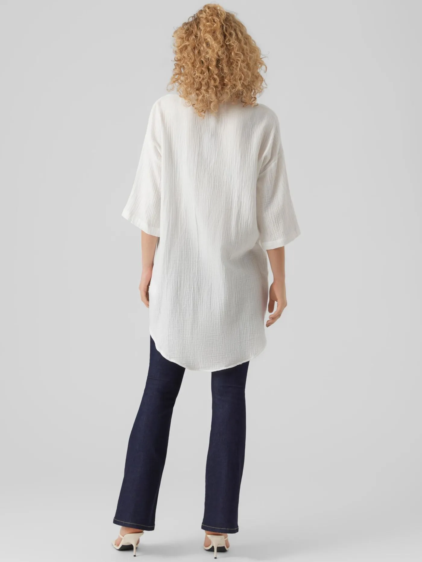 VMNATALI 3/4 LONG OVERSHIRT NOOS