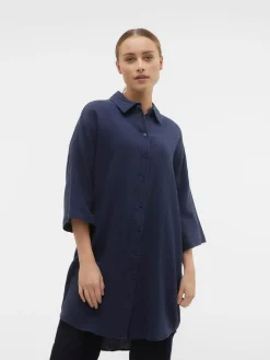 VMNATALI 3/4 LONG OVERSHIRT NOOS