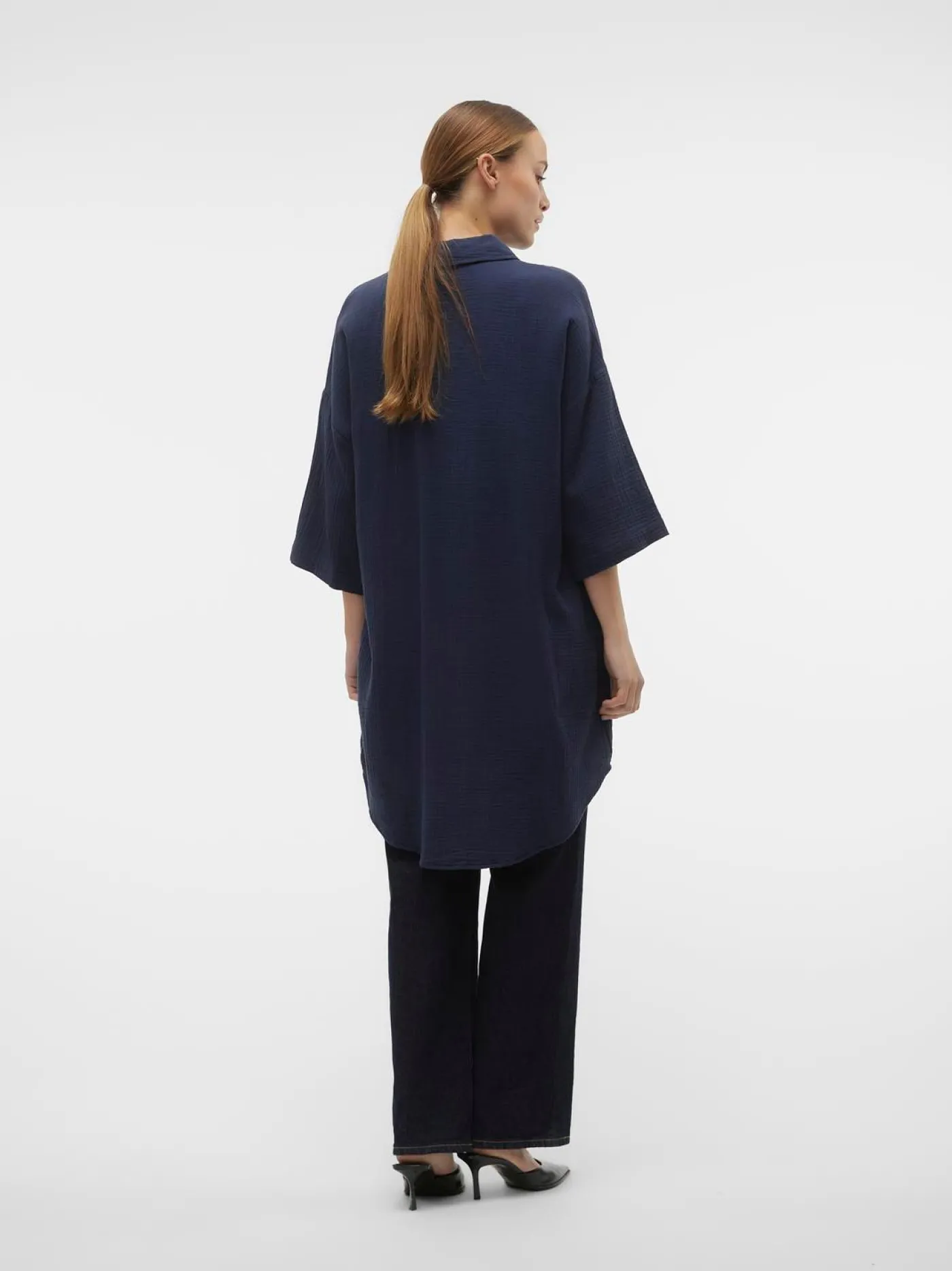 VMNATALI 3/4 LONG OVERSHIRT NOOS
