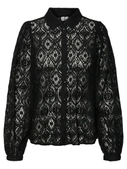 VMOBENA L/S LACE SHIRT WVN BTQ