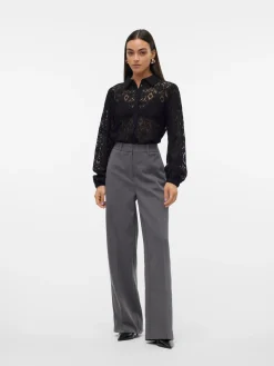 VMOBENA L/S LACE SHIRT WVN BTQ