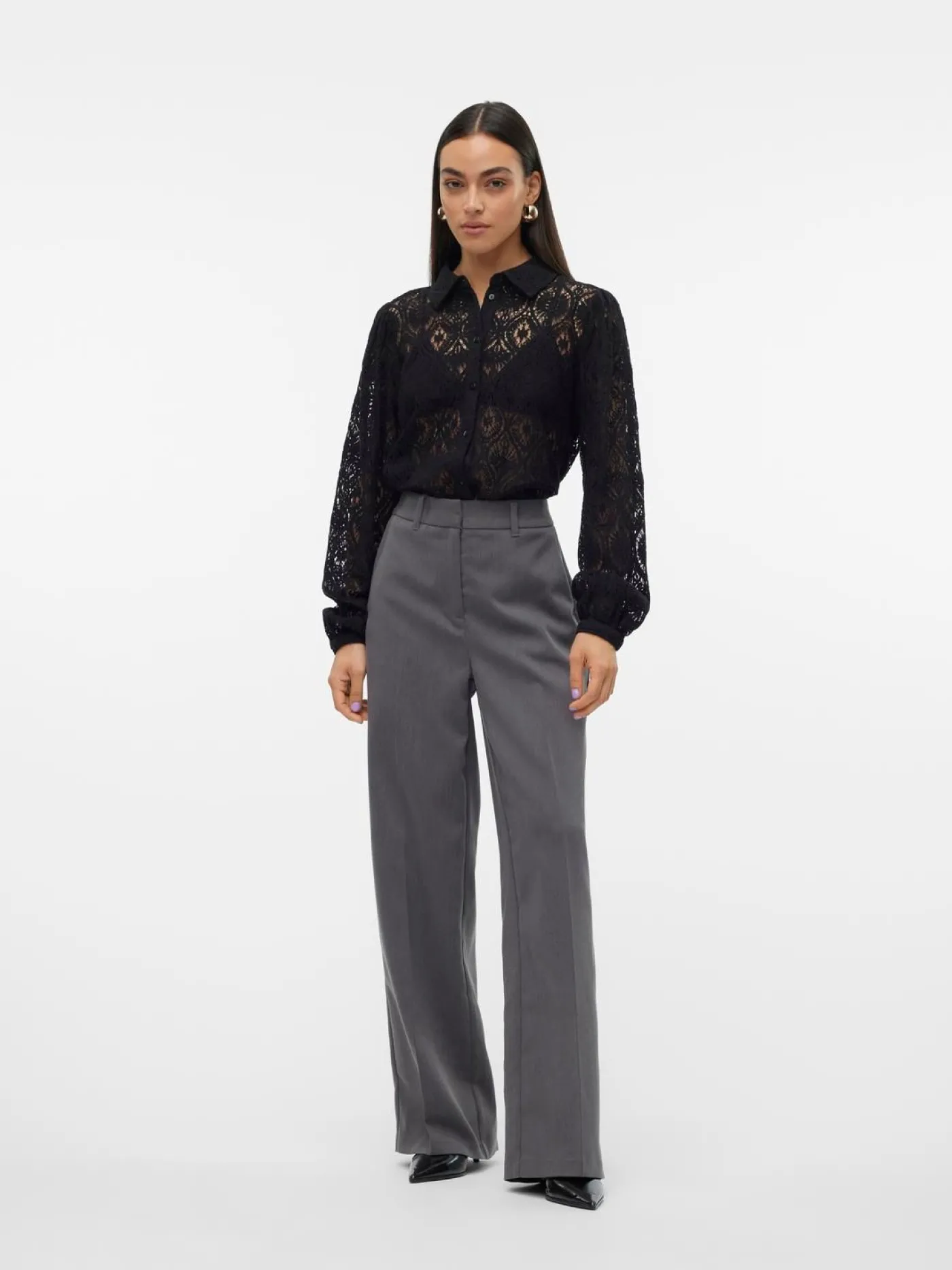 VMOBENA L/S LACE SHIRT WVN BTQ