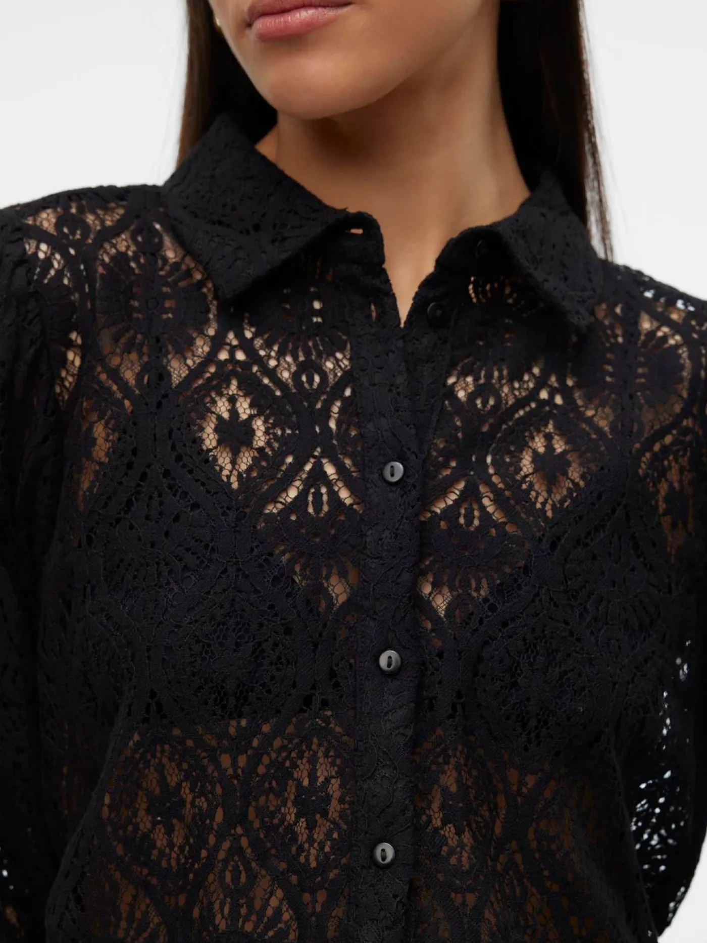 VMOBENA L/S LACE SHIRT WVN BTQ