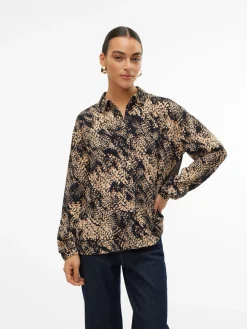 VMOFREYA L/S SHIRT WVN BTQ GA