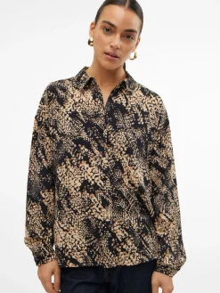 VMOFREYA L/S SHIRT WVN BTQ GA