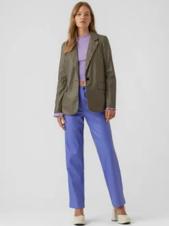 VMOLYMPIA LS SINGLE LOOSE PL BLAZER - Bungee Cord