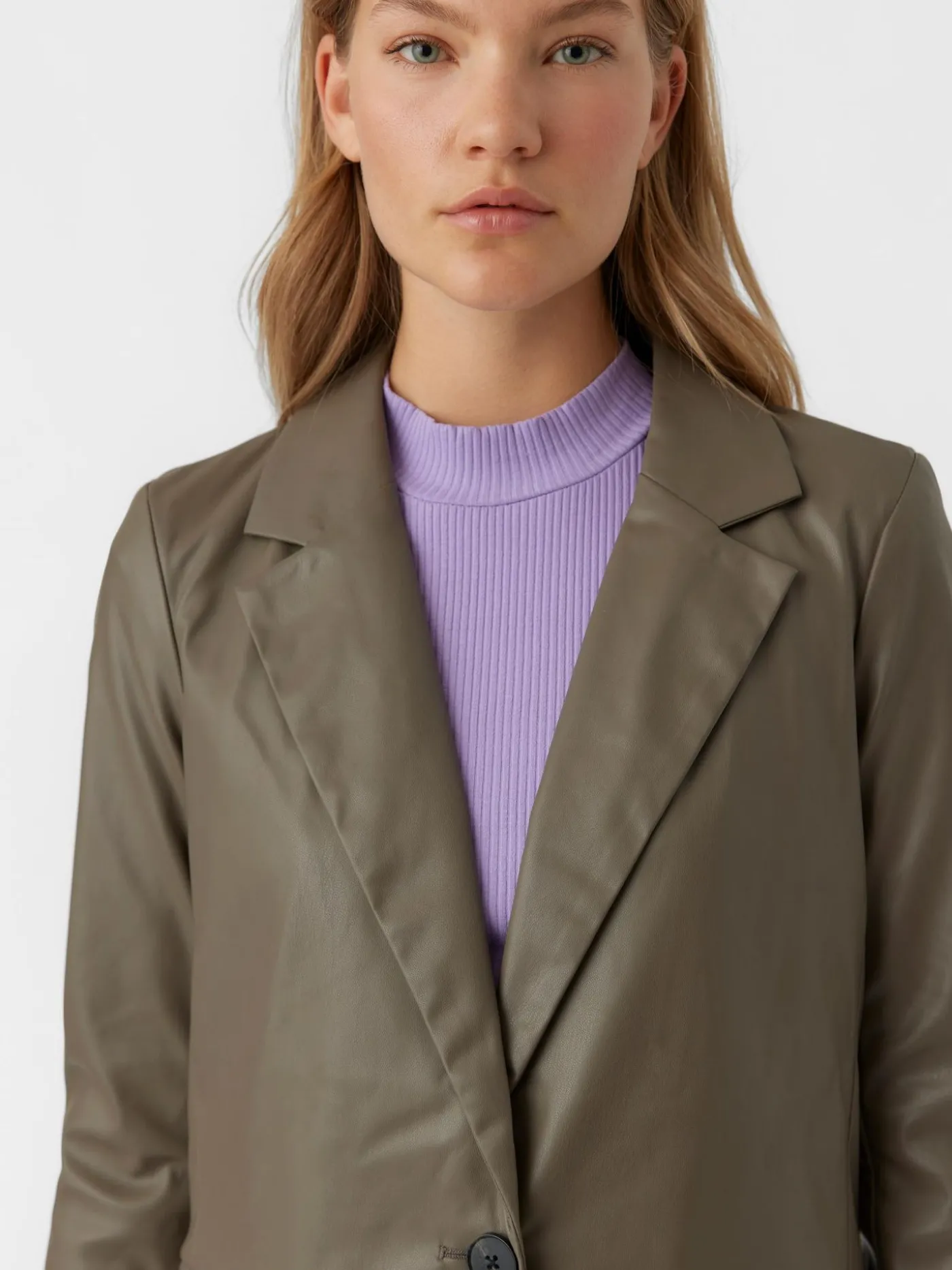 VMOLYMPIA LS SINGLE LOOSE PL BLAZER - Bungee Cord