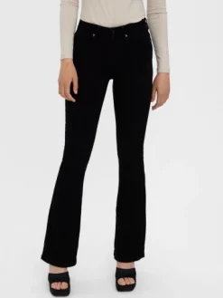 VMPEACHY MR FLARED J VI1100 - Black Denim
