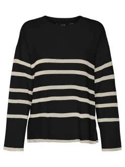 VMSABA LS O-NECK STRIPE PULLOVER GA