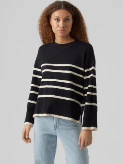 VMSABA LS O-NECK STRIPE PULLOVER GA