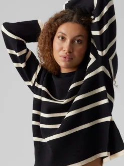 VMSABA LS O-NECK STRIPE PULLOVER GA