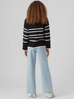 VMSABA LS O-NECK STRIPE PULLOVER GA