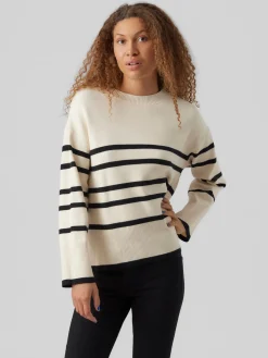 VMSABA LS O-NECK STRIPE PULLOVER GA