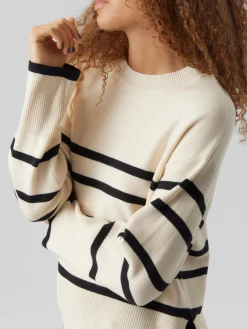 VMSABA LS O-NECK STRIPE PULLOVER GA