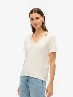 VMSAVANNAH LACE 2-WAY SS TOP JRS