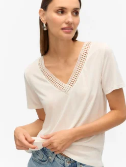 VMSAVANNAH LACE 2-WAY SS TOP JRS