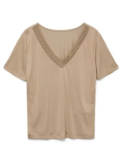 VMSAVANNAH LACE 2-WAY SS TOP JRS