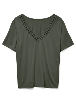 VMSAVANNAH LACE 2-WAY SS TOP JRS